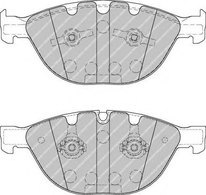 Set placute frana,frana disc BMW 7 (E65, E66, E67) (2001 - 2009) FERODO FDB1883