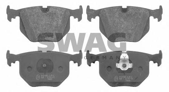 Set placute frana,frana disc BMW 7 limuzina (E38), BMW 5 limuzina (E39), BMW 3 limuzina (E46) - SWAG 20 91 6175