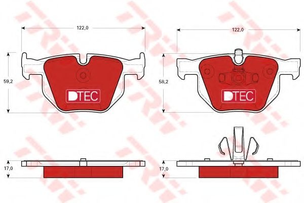 Set placute frana,frana disc BMW Seria 3 Cupe (E92