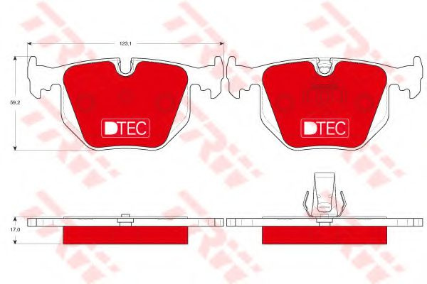 Set placute frana,frana disc BMW Seria 3 Touring (