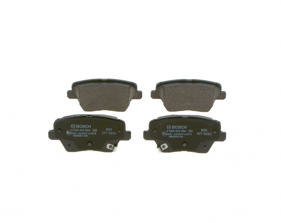 set placute frana,frana disc BOSCH 0 986