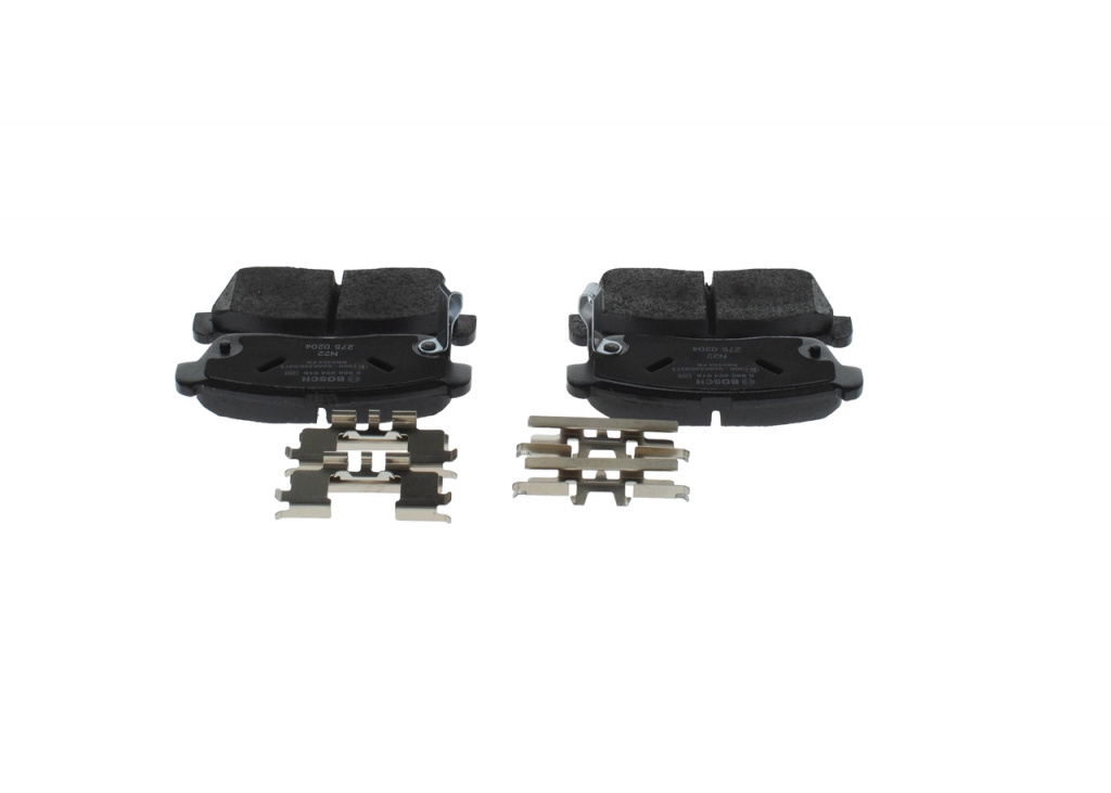 Set placute frana,frana disc BOSCH 0 986 494 618 pentru DAIHATSU CUORE VI (L251, L250_, L260_) 2003-2008