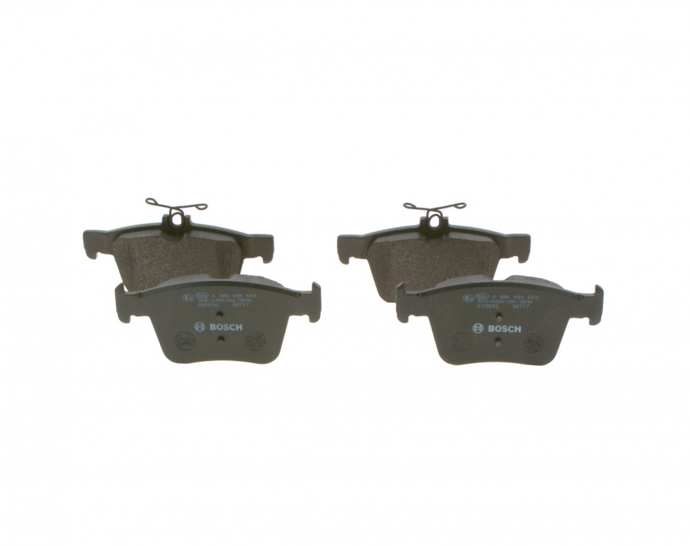 set placute frana,frana disc BOSCH 0 986