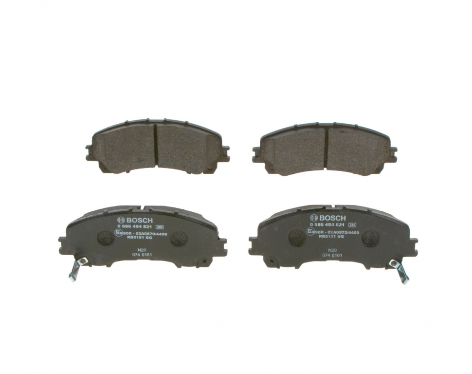 set placute frana,frana disc BOSCH 0 986