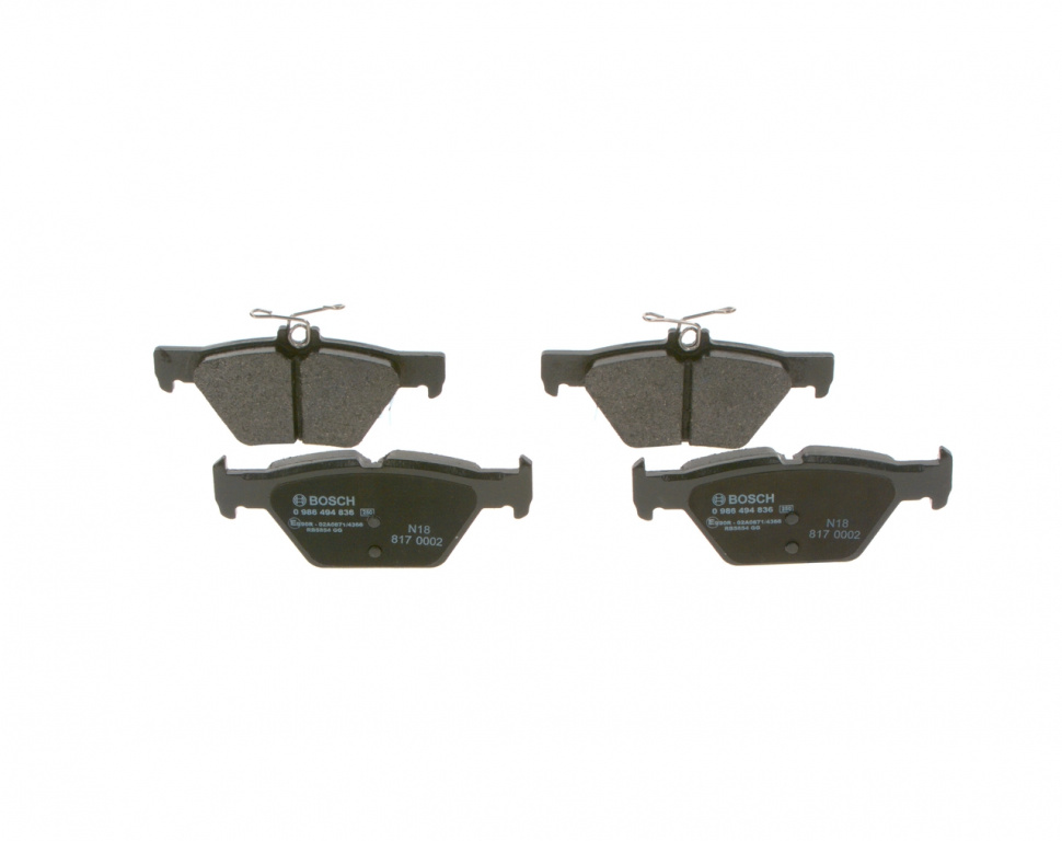 Set placute frana,frana disc BOSCH 0 986 494 836 pentru SUBARU OUTBACK (BT) 2021-2025