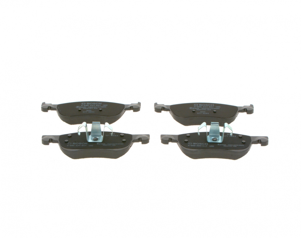 Set placute frana,frana disc BOSCH 0986424867 la masina FORD FIESTA VII Van 2018 2019 2020 2021 2022 2023 2024 2025