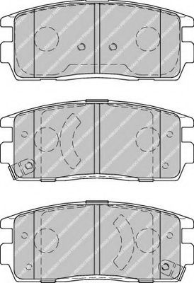 Set placute frana,frana disc CHEVROLET CAPTIVA (C1