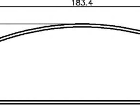 Set placute frana,frana disc CHRYSLER 300 C limuzina (LX), CHRYSLER 300 C Touring (LX), DODGE CHARGER - HELLA PAGID 8DB 355 011-891