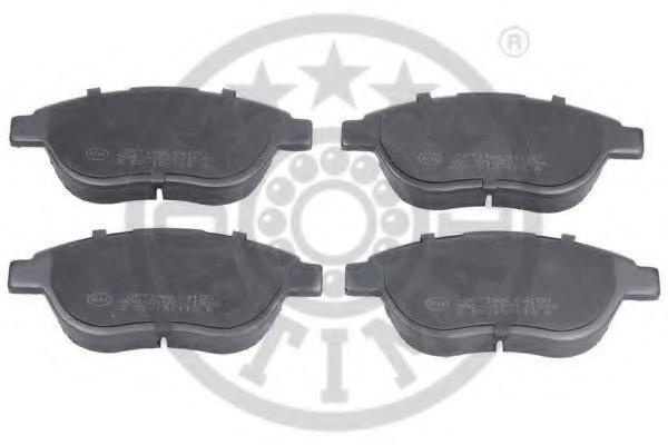 Set placute frana,frana disc Citroen BERLINGO I caroserie (M_), Citroen BERLINGO (MF), PEUGEOT GRAND RAID microbus (5F) - OPTIMAL 84100