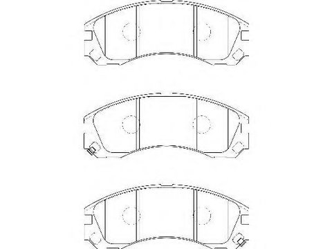 Set placute frana,frana disc Citroen C-CROSSER (EP_), PEUGEOT 4007 (GP_), Citroen C-CROSSER ENTERPRISE - WAGNER WBP21363B