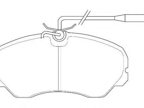 Set placute frana,frana disc Citroen C25 bus (280_, 290_), FIAT DUCATO caroserie (290), PEUGEOT J5 caroserie (280L) - WAGNER WBP21205A