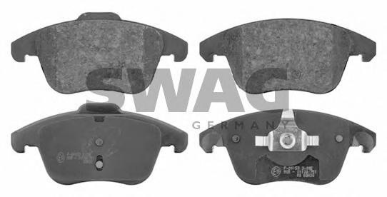 Set placute frana,frana disc Citroen C4 Picasso I (UD_), Citroen C4 Grand Picasso I (UA_), PEUGEOT 3008 - SWAG 64 91 6714