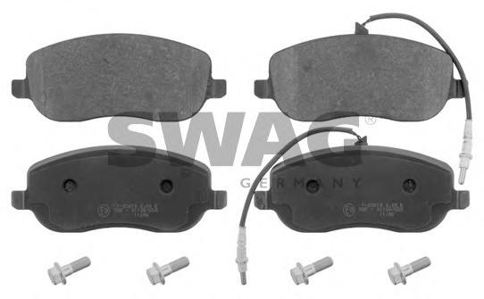 Set placute frana,frana disc Citroen DISPATCH (U6U), FIAT SCUDO Combinato (220P), PEUGEOT EXPERT (224) - SWAG 62 91 6827