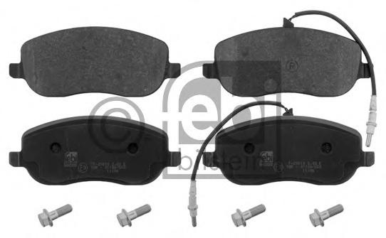 Set placute frana,frana disc Citroen DISPATCH (U6U), FIAT SCUDO Combinato (220P), PEUGEOT EXPERT (224) - FEBI BILSTEIN 16827