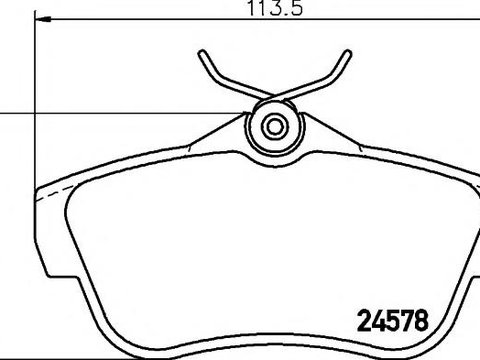 Set placute frana,frana disc Citroen DISPATCH, Citroen DISPATCH caroserie, PEUGEOT EXPERT Tepee (VF3V_) - HELLA PAGID 8DB 355 013-421