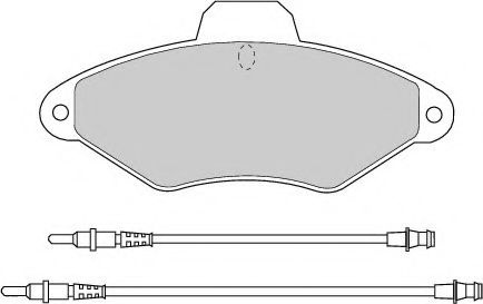 Set placute frana,frana disc CITROEN XANTIA (X1) (