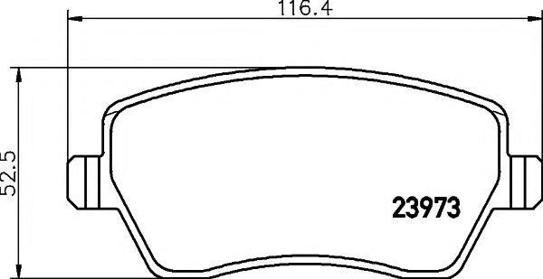 Set placute frana,frana disc DACIA LODGY (2012 - 2016) TEXTAR 2397301 piesa NOUA