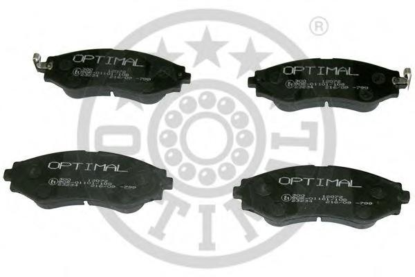 Set placute frana,frana disc DAEWOO LEGANZA limuzi