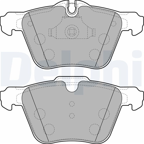 Set Placute Frana,frana Disc Delphi Jaguar LP2114