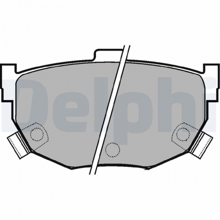 Set placute frana,frana disc DELPHI LP1073 la masina KIA CERATO II limuzina (TD) 2009 2010 2011 2012 2013 2014