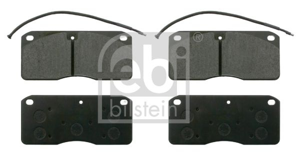 Set placute frana,frana disc FEBI BILSTEIN 16572