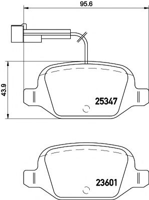 Set placute frana,frana disc FIAT 500 (312) (2007 - 2016) TEXTAR 2534701 piesa NOUA