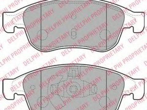 Set placute frana,frana disc FIAT 500X (334) (2014 - 2020) DELPHI LP2152