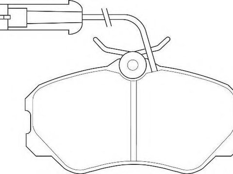 Set placute frana,frana disc FIAT CROMA (154), LANCIA THEMA (834), LANCIA THEMA SW (834) - WAGNER WBP21185A