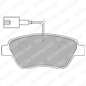 Set placute frana,frana disc FIAT GRANDE PUNTO (19