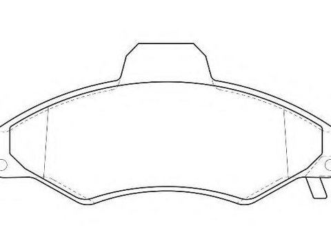 Set placute frana,frana disc FORD ESCORT Mk VII (GAL, AAL, ABL), FORD ESCORT Mk VII limuzina (GAL, AFL), FORD ESCORT Mk VII combi (GAL, ANL) - WAGNER