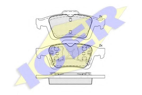 Set placute frana,frana disc FORD FOCUS C-MAX, MAZ