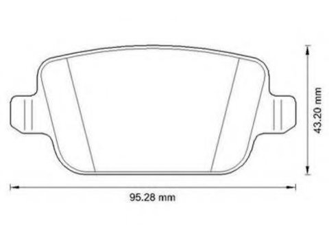 Set placute frana,frana disc FORD FOCUS II (DA_), VOLVO S80 II limuzina (AS), FORD GALAXY (WA6) - JURID 573263JC