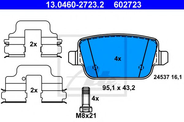 Set placute frana,frana disc FORD MONDEO IV (BA7) 