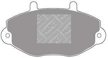 Set placute frana,frana disc FORD TRANSIT bus (T_ _), FORD TRANSIT bus (E_ _), FORD TRANSIT Van (T_ _) - MAPCO 6381