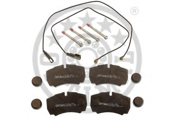 Set placute frana,frana disc FORD TRANSIT CONNECT (P65_, P70_, P80_), FORD TRANSIT bus, FORD TRANSIT caroserie - OPTIMAL 12418