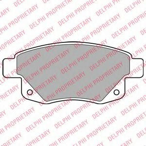 Set placute frana,frana disc FORD TRANSIT TOURNEO (2006 - 2016) DELPHI LP1955