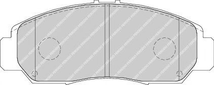 Set placute frana,frana disc HONDA ACCORD VII (CM)