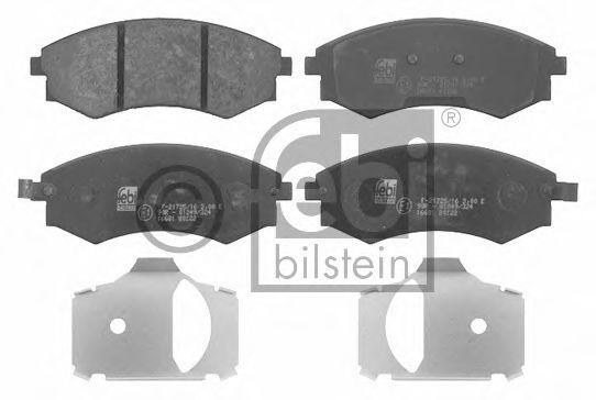 Set placute frana,frana disc HYUNDAI ELANTRA (XD) (2000 - 2006) FEBI BILSTEIN 16681 piesa NOUA