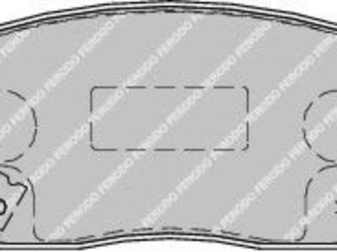 Set placute frana,frana disc HYUNDAI i10 (PA) (2007 - 2013) FERODO FDB1783 piesa NOUA