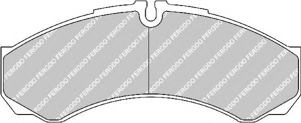 Set placute frana,frana disc IVECO DAILY III plato