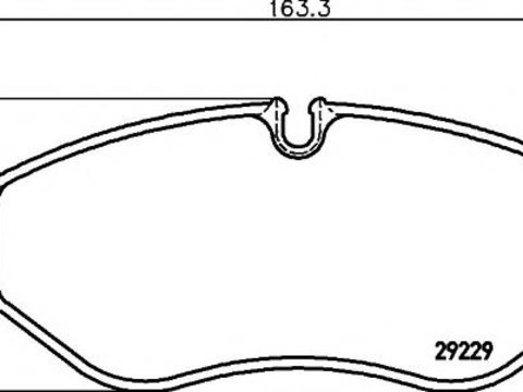 Set placute frana,frana disc IVECO DAILY IV caroserie inchisa/combi, IVECO DAILY IV autobasculanta, IVECO DAILY IV platou / sasiu - HELLA PAGID 8DB 35