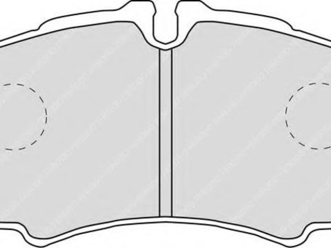 Set placute frana,frana disc IVECO DAILY V caroserie inchisa/combi (2011 - 2014) FERODO FVR1405 piesa NOUA