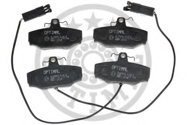 Set placute frana,frana disc JAGUAR XJ (XJ 40, 81), DAIMLER XJ 40, 81 limuzina - OPTIMAL 9667