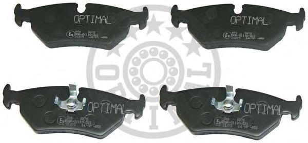 Set placute frana,frana disc JAGUAR XJ (XJ 40, 81), JAGUAR XJS cupe, JAGUAR XJSC Convertible - OPTIMAL 9676