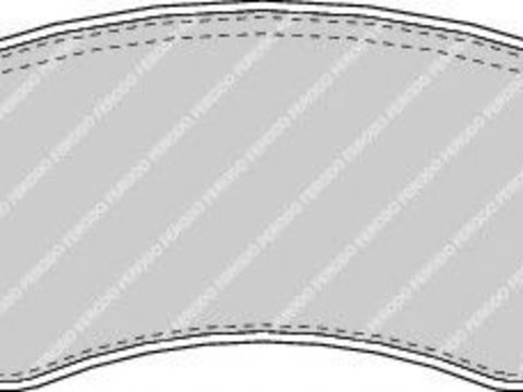 Set placute frana,frana disc JEEP CHEROKEE (KJ) (2001 - 2008) FERODO FDB1576 piesa NOUA