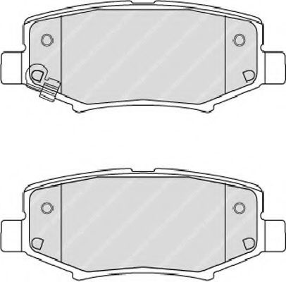 Set placute frana,frana disc JEEP WRANGLER II (TJ)