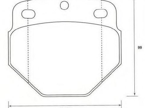 Set placute frana,frana disc - JURID 2978205440