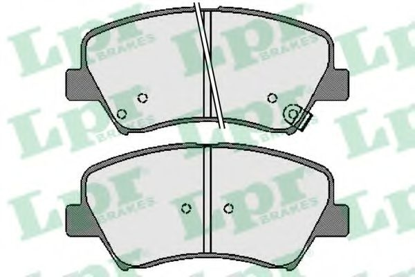 Set placute frana,frana disc KIA CEED SW (JD) (201