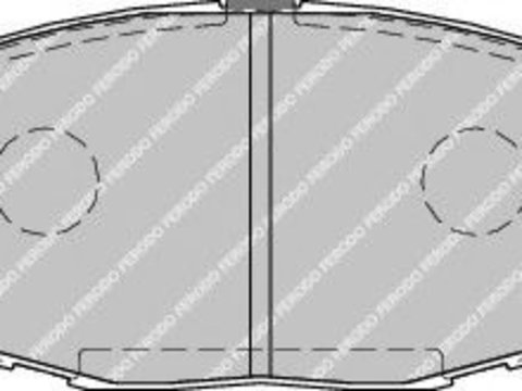 Set placute frana,frana disc KIA CERATO II limuzina (TD) (2009 - 2016) FERODO FDB1869 piesa NOUA