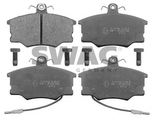 Set placute frana,frana disc LANCIA DELTA (831AB0) - SWAG 72 11 6105